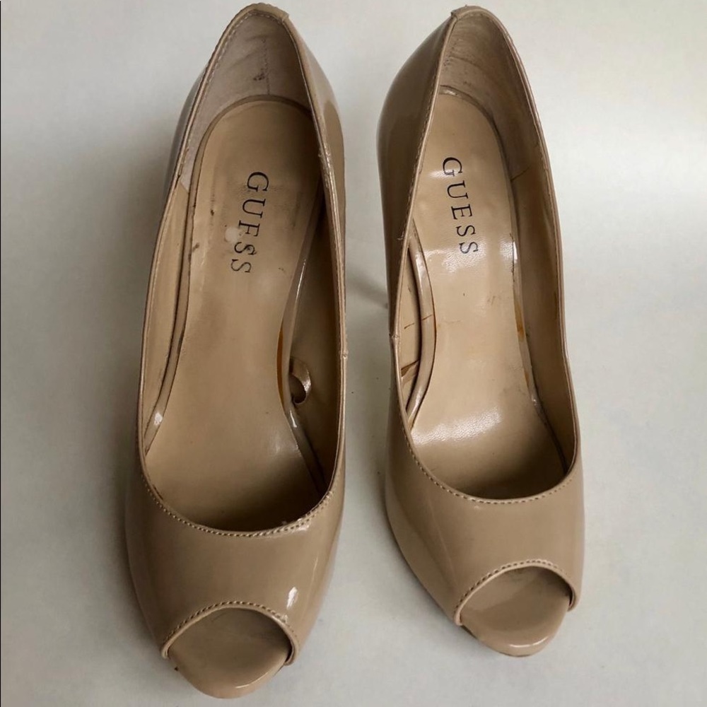 Beige heels